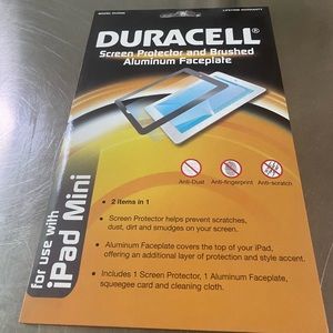 BRAND NEW Duracell  Screen Protector For  iPad Mini DU2068 Gray